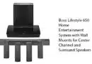 lifestyle 650 home entertainment system